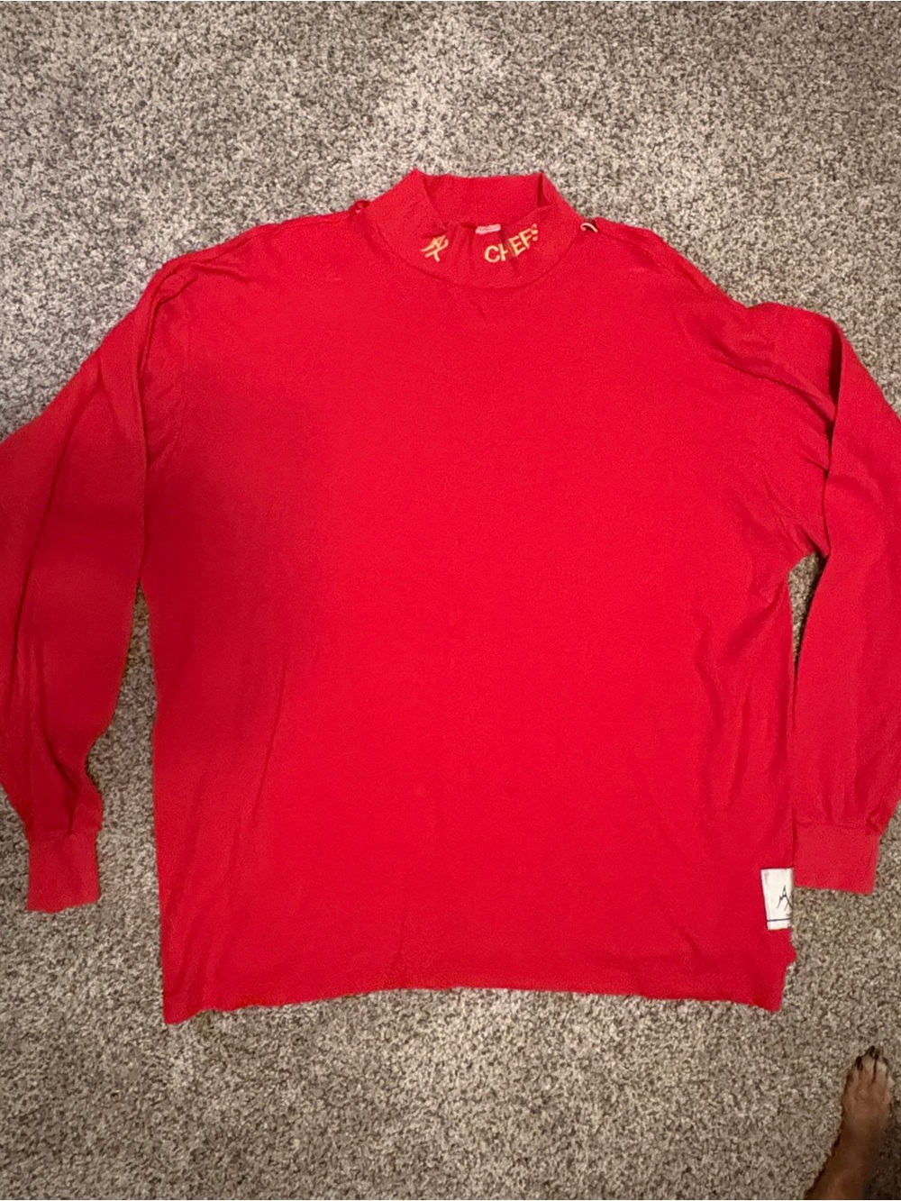 KC Chiefs Men’s Long-sleeves Mock Neck - Size XL